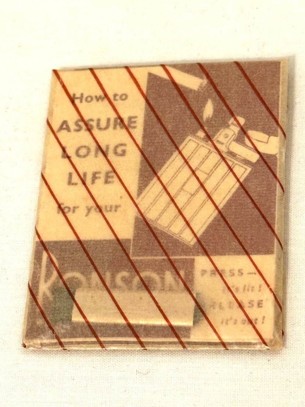 Ronson Standard Chromium Butler S21 Lighter New in Box Paperwork Brush Vintage - Picture 7 of 11